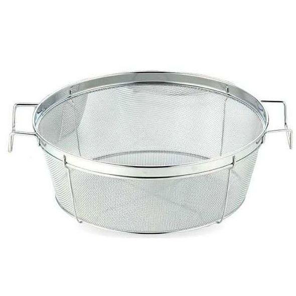 （まとめ買い）金伊工業 PGS-09 グッド シェイプ フライヤー用丸網カゴ 28cm 〔×3〕 【北海道・沖縄・離島配送不可】