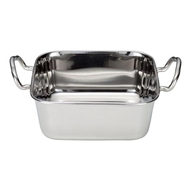 （まとめ買い）三宝産業 UK プチ ロースト パン 両手鍋 13.8x13.8xH5.5cm 〔×3〕 【北海道・沖縄・離島配送不可】