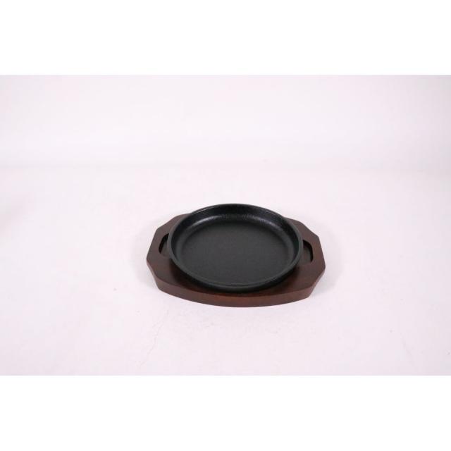 （まとめ買い）中部コーポレーション トキワ ステーキ皿 304丸型 小 17cm 〔×3〕 【北海道・沖縄・離島配送不可】