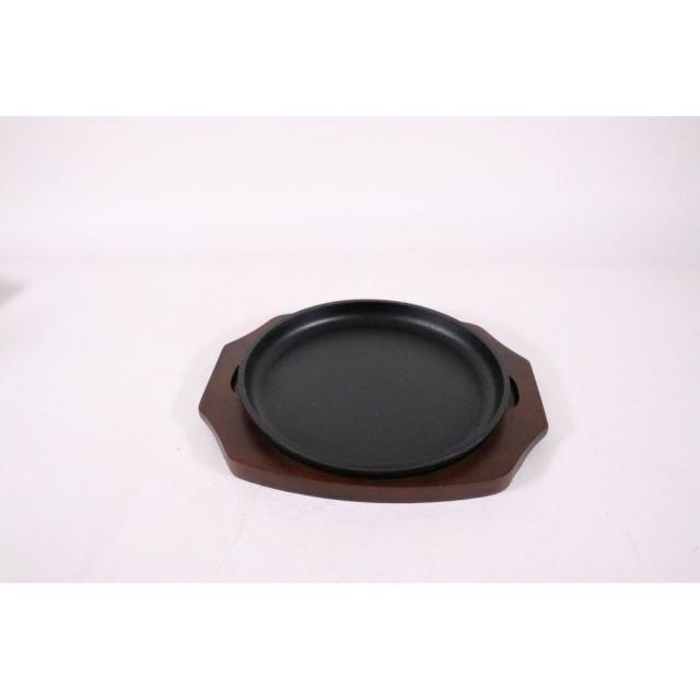 （まとめ買い）中部コーポレーション トキワ ステーキ皿 304丸型 大 22cm 〔×3〕 【北海道・沖縄・離島配送不可】