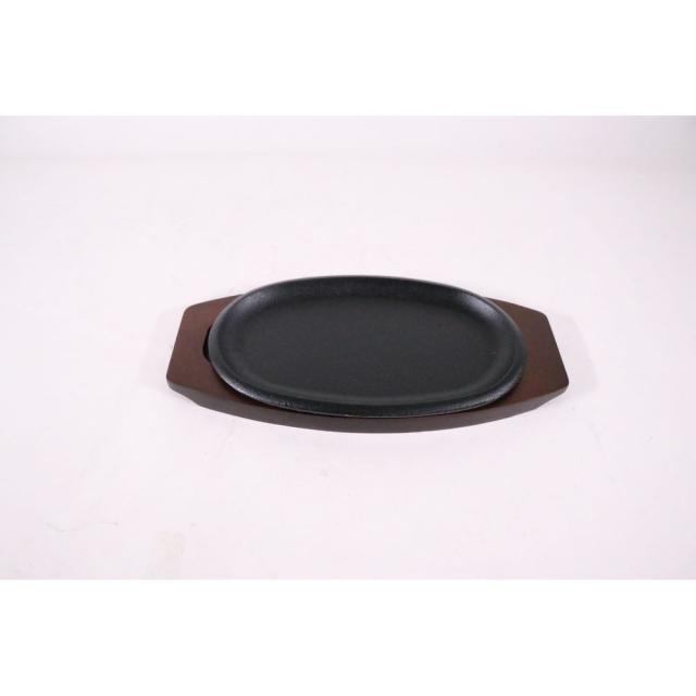（まとめ買い）中部コーポレーション トキワ ステーキ皿 316 小判(浅型)小 25cm 〔×3〕 【北海道・沖縄・離島配送不可】