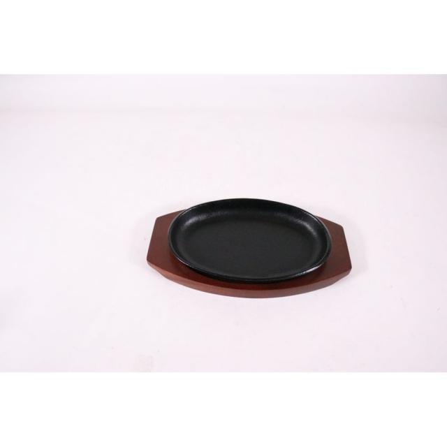 （まとめ買い）カンダ S ステーキ皿 小判型D 20cm 〔×3〕 【北海道・沖縄・離島配送不可】