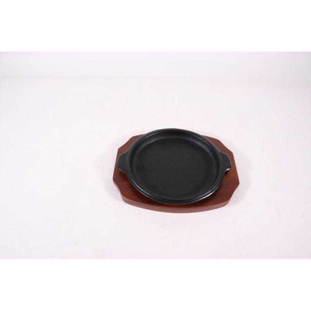 （まとめ買い）三和精機製作所 S ステーキ皿 縁付丸型B 17cm 〔×3〕 【北海道・沖縄・離島配送不可】