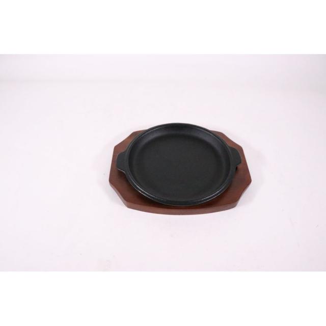 （まとめ買い）三和精機製作所 S ステーキ皿 縁付丸型B 19cm 〔×3〕 【北海道・沖縄・離島配送不可】