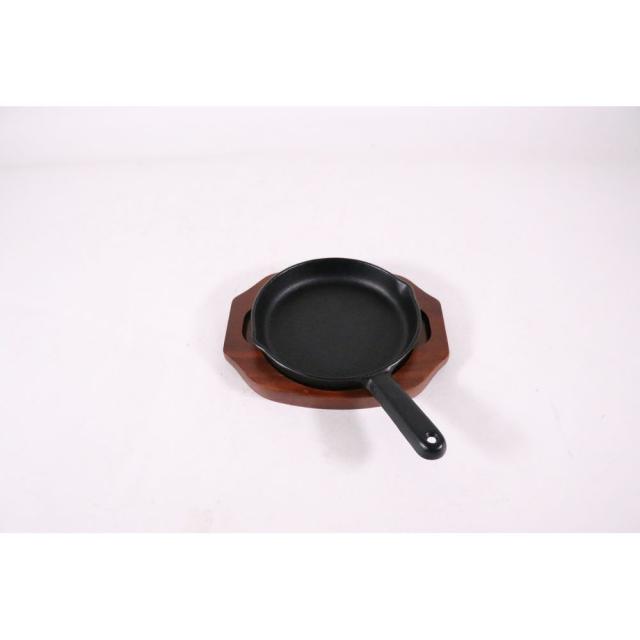 （まとめ買い）カンダ S ステーキ皿 手付丸型B 15cm 〔×3〕 【北海道・沖縄・離島配送不可】