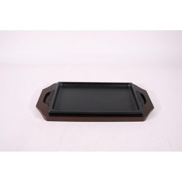 （まとめ買い）中部コーポレーション トキワ ステーキ皿 308 角型 大 28cm 〔×3〕 【北海道・沖縄・離島配送不可】