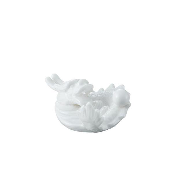 （まとめ買い）カンダ ボーンチャイナ ティーストレーナーホルダー ドラゴン 〔×3〕 【北海道・沖縄・離島配送不可】