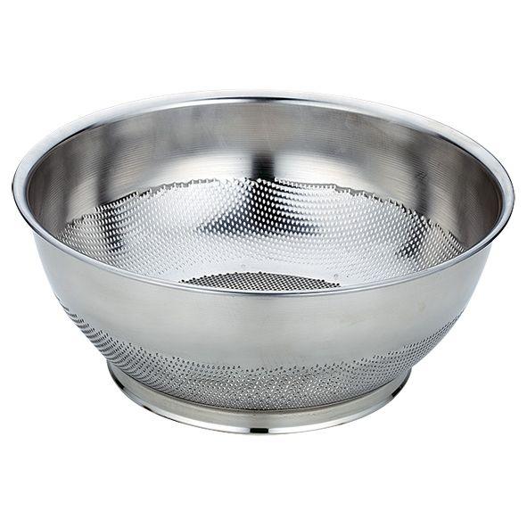 三宝産業 UK18-8パンチング 巾広浅型ザル 60cm 【北海道・沖縄・離島配送不可】