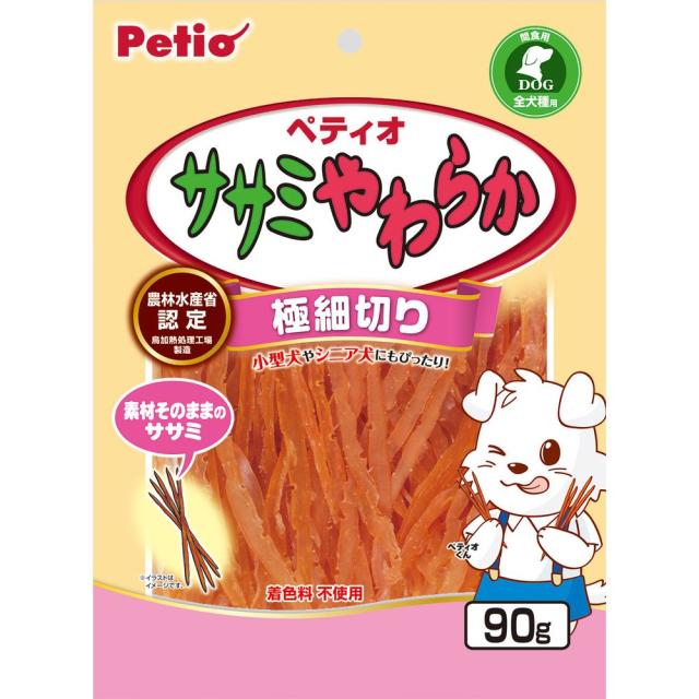 （まとめ買い）ペティオ ササミやわらか極細切り 90g 犬用おやつ 〔×12〕の通販は 5,421円