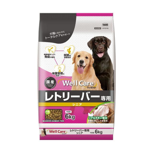 （まとめ買い）イースター ウェルケア レトリーバー専用 シニア 6kg 犬用フード 〔×3〕 【北海道・沖縄・離島配送不可】