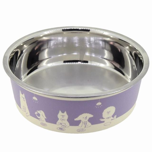 ドギーマン ステンレスの食器 ごはんにゃわん 犬用 MINI ビストロ ペット用品 【北海道・沖縄・離島配送不可】