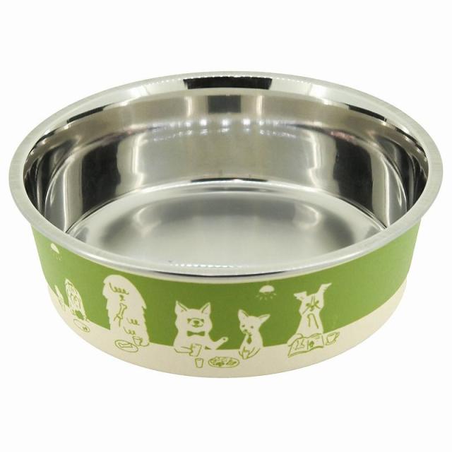 ドギーマン ステンレスの食器 ごはんにゃわん 犬用 SS ビストロ ペット用品 【北海道・沖縄・離島配送不可】