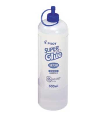 （まとめ買い）パイロット 液体のり 補充用 500ml SGE-500H 〔3個セット〕 【北海道・沖縄・離島配送不可】