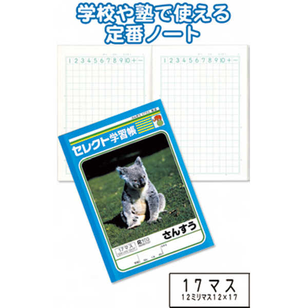 学習帳ｋ ２さんすう１７マス まとめ買い10個セット 31 373の通販はau Pay マーケット フジックス