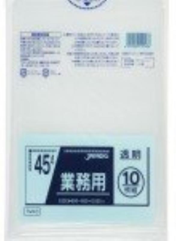 業務用45L 10枚入025LLD+メタロセン透明 TM43 〔まとめ買い（60袋×5ケース）合計300袋セット〕 38-281 【北海道・沖縄・離島配送不可】 44,702円
