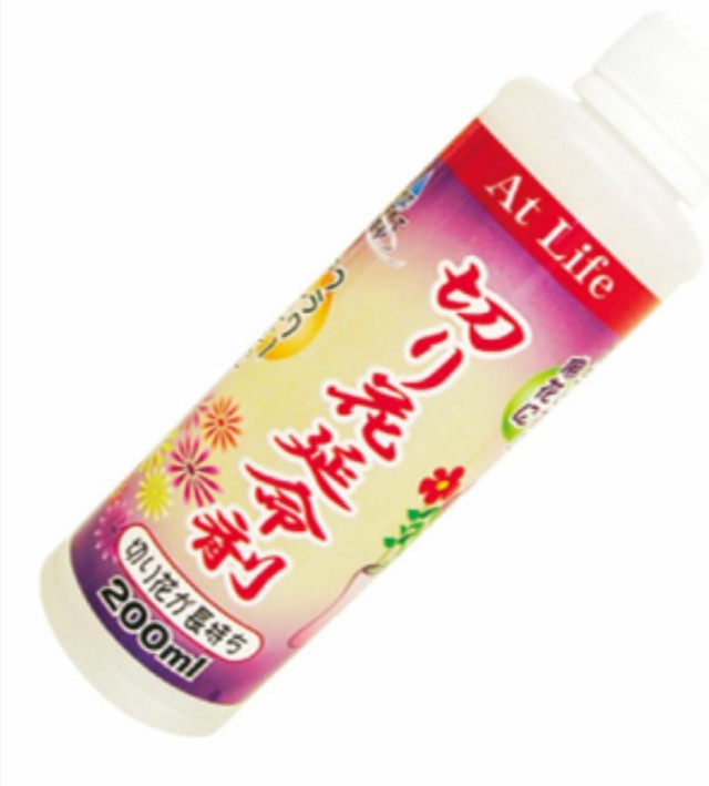 日本製 Japan 切り花延命剤 200ml (取合せ100本単位)【まとめ買い25個セット】 AT-05