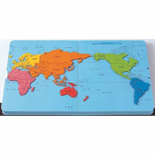 くもん出版 くもんの世界地図パズル 知育玩具 地理 おもちゃ 5歳以上 PN-22の通販はパズル