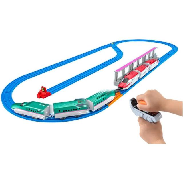 タカラトミー プラレール キミが運転！連結！グリップマスコン E5系新幹線&E6系新幹線セット 電車 列車 おもちゃ 3歳以上 【北海道・沖縄・離島配送不可】