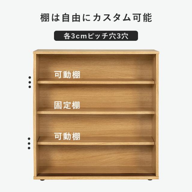 薄型トイレラック 〔ts120942〕 幅59×奥行19.5cm ブラウン 【北海道・沖縄・離島配送不可】_5