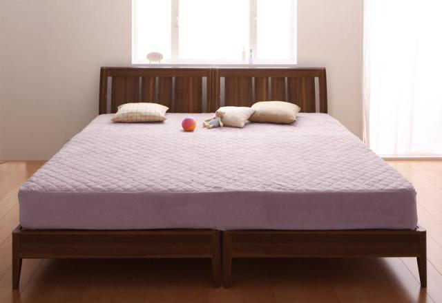 20色から選べる!マイクロファイバー パッド一体型ボックスシーツ〔中わた通常タイプ〕 ワイドキング ミルキーイエローの通販は 7,760円