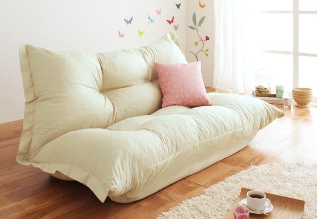 フロアリクライニングソファ〔Funny〕ファニー レッドの通販は