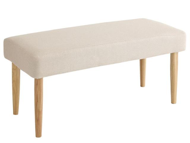 スライド伸縮テーブルダイニング〔Gride〕グライド ベンチ単品販売 本体：ブラウン カバー：ブラウンの通販は