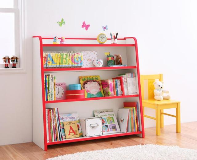 ソフト素材キッズファニチャーシリーズ 本棚〔joy〕ジョイ レギュラータイプ ブルーの通販は