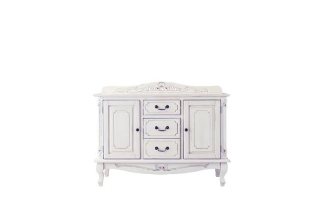 フレンチアンティーク調クラシック家具シリーズ〔vertu〕ヴェルテュ キャビネット 幅110 ショコラブラウン 収納 タンスの通販は