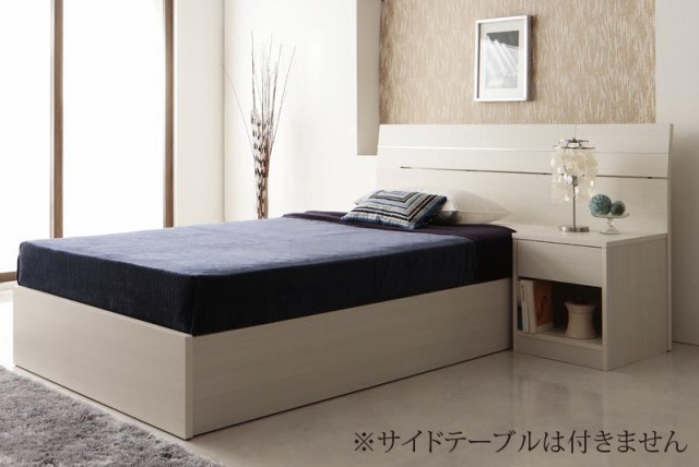 家族で寝られるホテル風モダンデザインベッド〔Confianza〕コンフィアンサ 〔日本製ボンネルコイルマットレス付き〕 セミダブル 〔フレーム〕ダークブラウン 大型 ファミリーの通販は