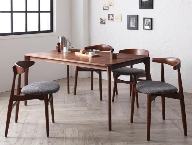 北欧デザイナーズダイニングシリーズ〔Spremate〕シュプリメイト 5点MIXセット(テーブル+チェアA×2＋チェアB×2)  〔A〕アイボリー〔B〕アイボリー ダイニングセット テーブル・イスセットの通販は