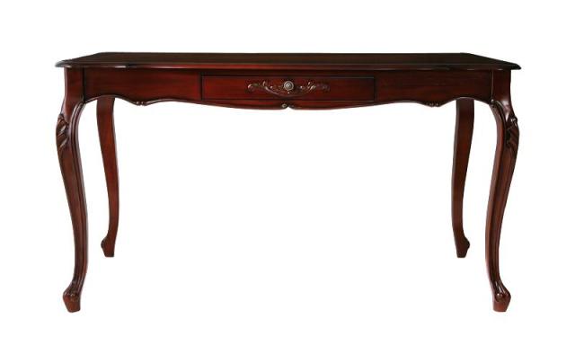 アンティーク調クラシックダイニング 〔Francoise〕フランソワーズ ダイニングテーブルのみ（W135） 単品販売 ブラウン 【北海道・沖縄・離島配送不可】