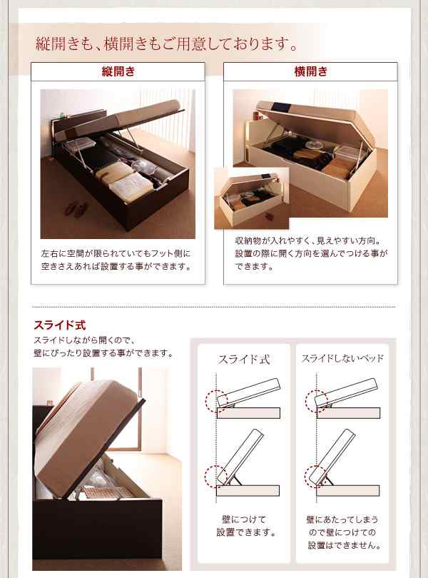 組立設置料込〕跳ね上げベッド 〔夕月〕〔薄型スタンダードボンネル