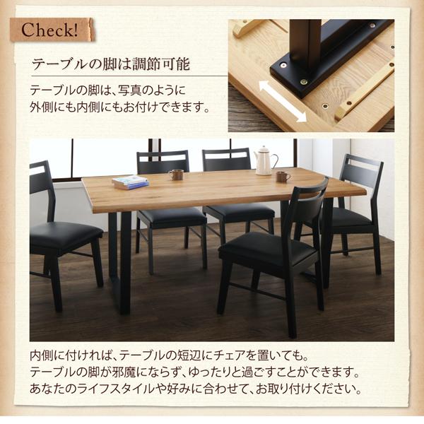 オーク無垢材ヴィンテージデザインダイニングシリーズ 〔Coups〕クプス ダイニングチェア単品（2脚組） 【北海道・沖縄・離島配送不可】_8