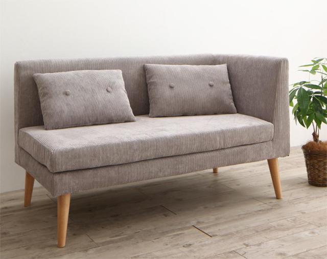 北欧デザイン ソファリビングダイニングシリーズ 〔SLIVE〕スライブ 左アームソファ単品 2Pサイズ ネイビーの通販は 50,145円