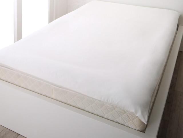 日本製・綿100％ エレガントモダン リーフデザインカバーリング 〔lifea〕リフィー 和式用フィットシーツ単品 ダブル アイボリーの通販は 5,422円