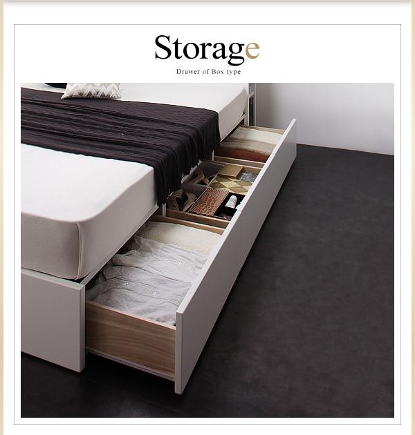 モダンライト・コンセント収納付きベッド 〔Cher〕シェール 〔スタンダードボンネルコイルマットレス付き〕 ダブル 〔フレーム色〕ホワイト 〔マットレス色〕ホワイトの通販は