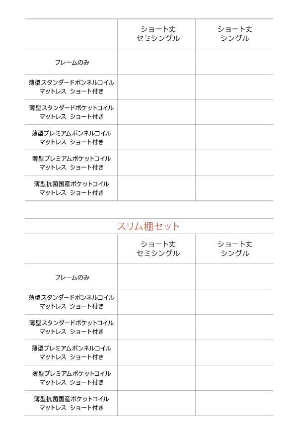 収納ベッド 〔CS〕 〔薄型スタンダードポケットコイルマットレス付