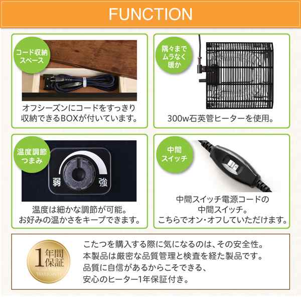 ワンルームにも置ける コンパクトシンプルこたつ 〔Ron Boolean ワンルームにも置ける コンパクトシンプルこたつ 〔Ron Boolean