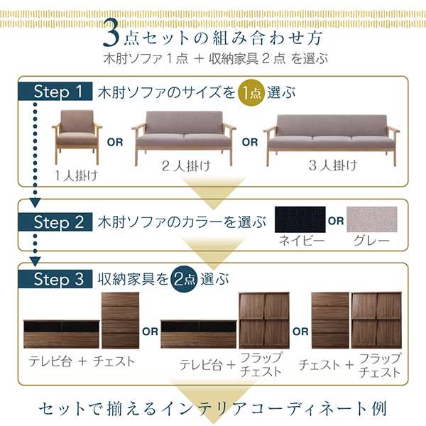 北欧モダン 木肘ソファ リビングファニチャーシリーズ 〔ファーニナ