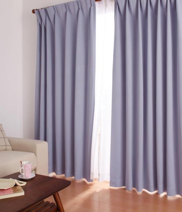 20色×54サイズから選べる 防炎・1級遮光カーテン 〔mine〕マイン 幅100cm×丈195cm 2枚組 モカブラウンの通販は