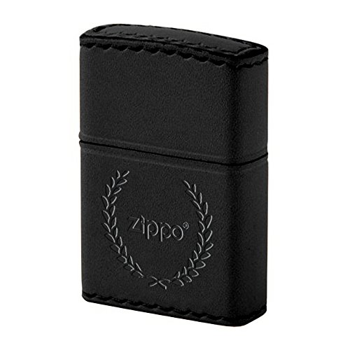 Zippo(ジッポ) オイルライター 本牛革 ブラック B-7 【北海道・沖縄・離島配送不可】