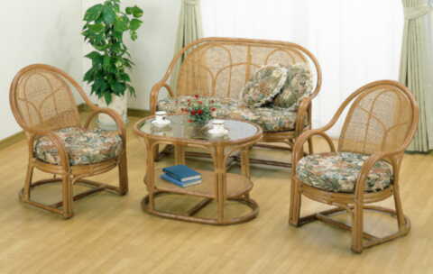 低反発入り高座椅子 FL（花柄） 組立品【代引不可】 低反発 高座