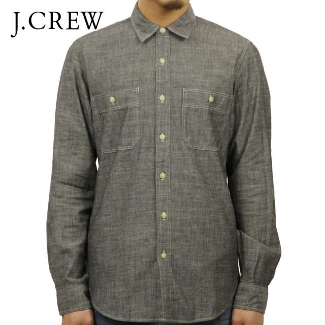 ジェイクルー シャツ メンズ 正規品 J.CREW 長袖シャツ black chambray workshirt BLACK D00S20 クリスマス プレゼント ラッピング