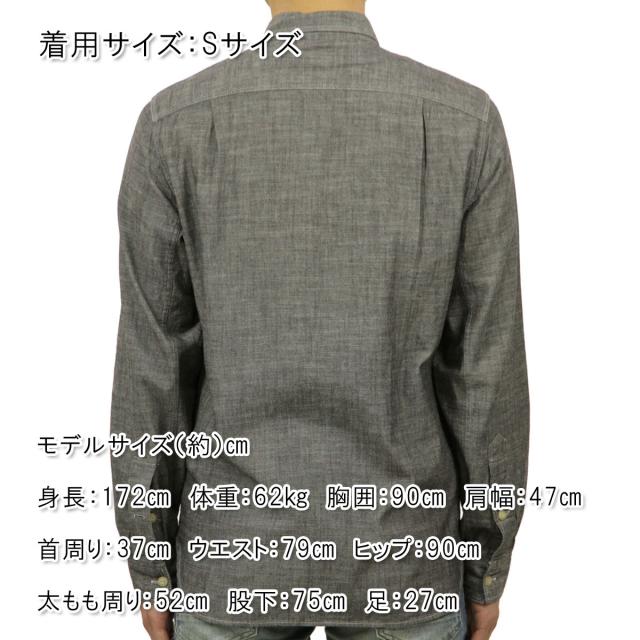 ジェイクルー シャツ メンズ 正規品 J.CREW 長袖シャツ black chambray