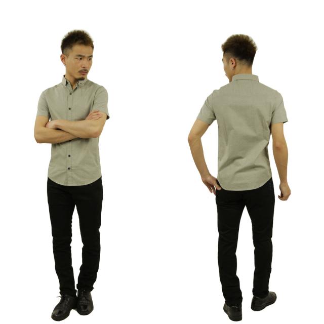 コミューン シャツ メンズ 正規販売店 COMUNE 半袖シャツ ボタンダウン