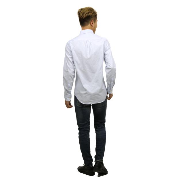 【ポイント10倍 5/7 10:00〜5/16 9:59】 ジェイクルー シャツ メンズ 正規品 J.CREW 長袖シャツ ボタンダウンシャツ SUNWASHED OXFORD SHIRT IN STRIPE WHITE-BLUE D20S30_4