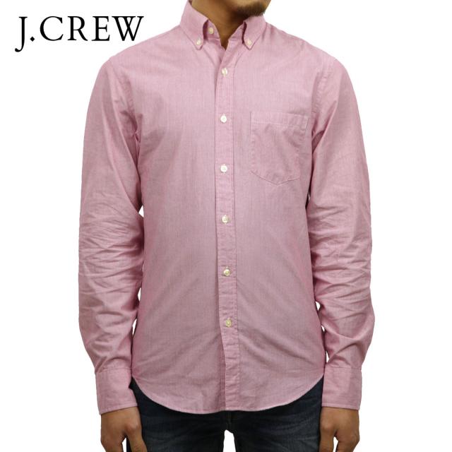40%OFFセール 【販売期間 2/18 10:00〜2/25 9:59】 ジェイクルー シャツ メンズ 正規品 J.CREW 長袖シャツ ボタンダウンシャツ レッド D20S30の通販は 6,288円