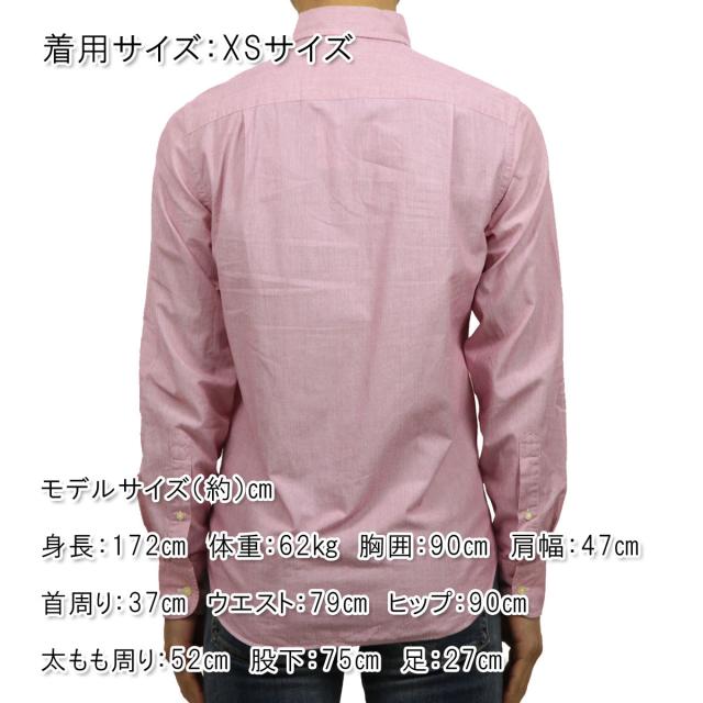 ジェイクルー シャツ メンズ 正規品 J.CREW 長袖シャツ ボタンダウンシャツ レッド D20S30_1