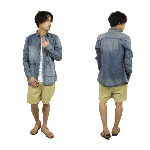 ハン HAN KJOBENHAVN 正規販売店 メンズ シャツ PUBLIC SHIRT ブルー D15S25 クリスマス プレゼント ラッピング 20%OFFクーポンセール 【利用期間 12/13 0:00〜12/19 9:59】 ハン HAN