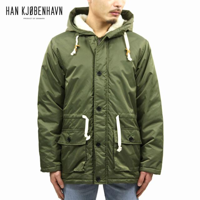 ハン ジャケット メンズ 正規販売店 HAN KJOBENHAVN アウター ジャケット PARKA JACKET オリーブ D15S25